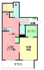 casa passione（カーサパッシオーネ）の間取り画像