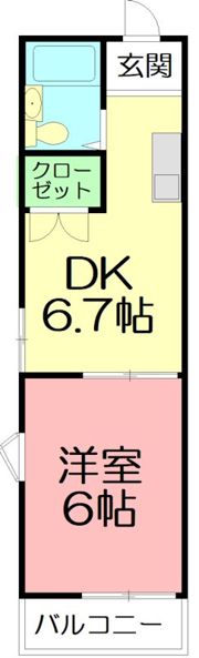 スペース東中原の間取り画像
