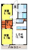 ヒールキャッスル二日市の間取り画像