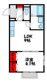 アムール美明の間取り画像