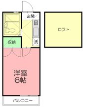 シングルスの間取り画像