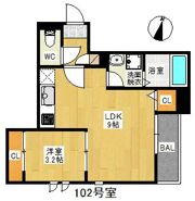 GRANDTIC てぃーだの間取り画像