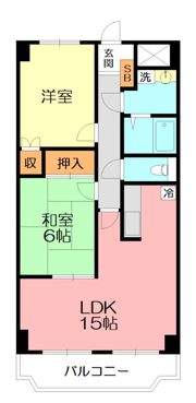 カサグランデ湘南の間取り画像