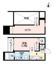 Beautiful六本松の間取り画像
