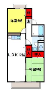 セジュール曙の間取り画像