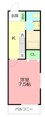 Kエスパシオの間取り画像
