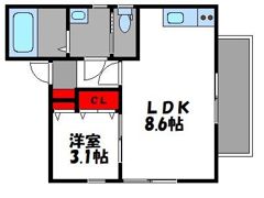 ステラ香椎の間取り画像