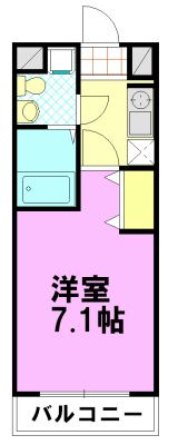 サザンクロスの間取り画像