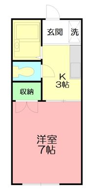 クレール湘南の間取り画像