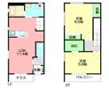 パルフェ鵠沼Dの間取り画像