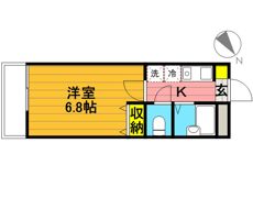 エルグランデ立川の間取り画像