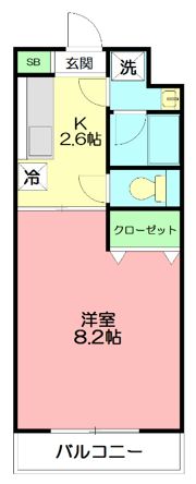 サングレースIIIの間取り画像