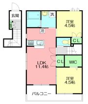 エリティエール湘南の間取り画像