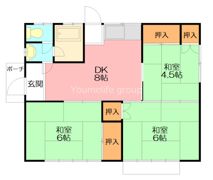 関貸家 開成の間取り画像