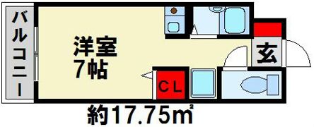 TA・KEちくし野（旧エステート天拝）の間取り画像