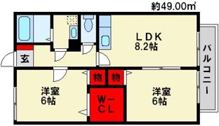 カルム・コーノの間取り画像