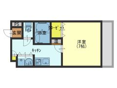 U-ro上六の間取り画像