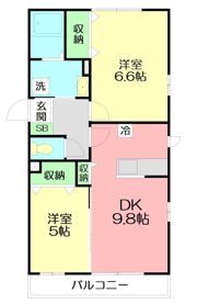 ヴェルコートの間取り画像