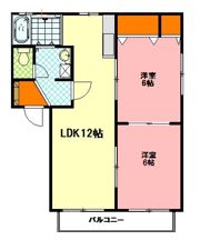 石川ハイツCの間取り画像