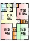 山口ハイツ5の間取り画像