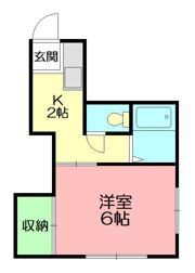 クロノス秦野の間取り画像