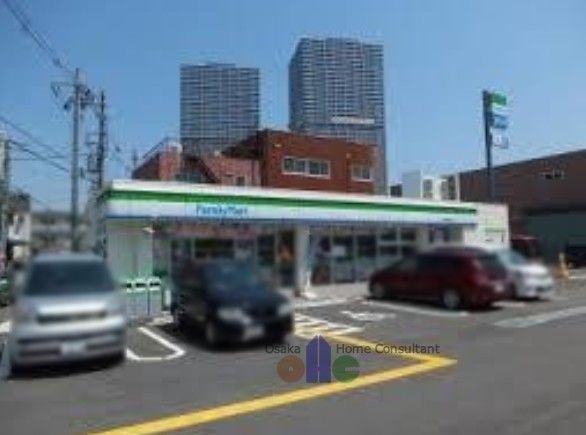 近くのファミリーマート 八尾跡部店まで434m(徒歩6分)