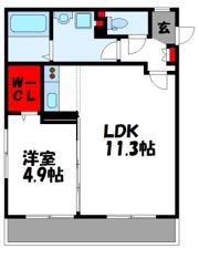 ステラ美咲の間取り画像