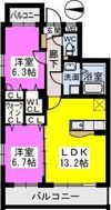 クレールブランの間取り画像