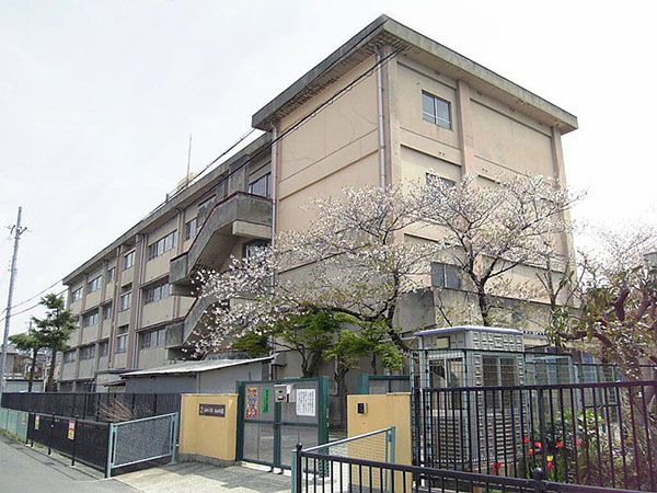 近くの八尾市立永畑小学校まで743m(徒歩10分)