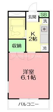 パレス小澤弐番館の間取り画像
