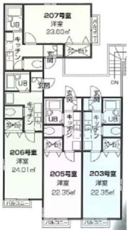 ガーデンハイツ森本IIの間取り画像