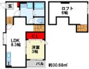 AR・Twins二日市Iの間取り画像