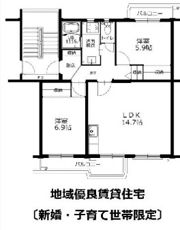 紫第二団地1000棟の間取り画像