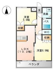 すぎのきハイムの間取り画像