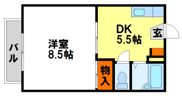 アクセス朝倉の間取り画像