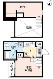 プランタン箱崎の間取り画像