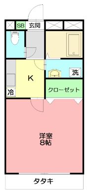 MTハイツの間取り画像