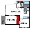 べルデマール香椎の間取り画像
