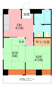 中西ビルの間取り画像