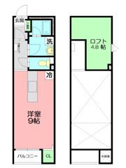 aruka009（ネコ共生型住宅）の間取り画像