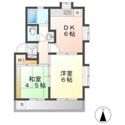 ハイツフクトミAの間取り画像