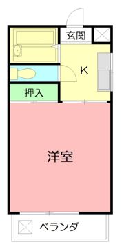 ルシエール伊勢原の間取り画像