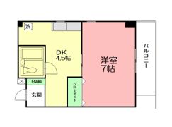 エクシード見附町の間取り画像