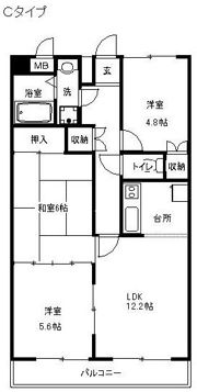 ヴェルドミール湘南平塚の間取り画像