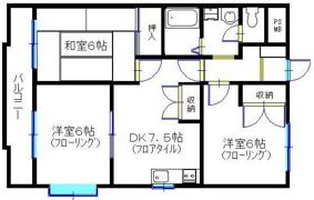 第3サンハイム天神の間取り画像