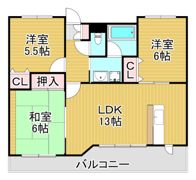 ラフィネ舞の間取り画像
