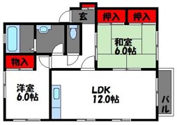 サニーコート香椎の間取り画像