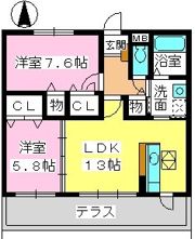 ドミール和白丘の間取り画像