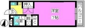 エクセル大橋の間取り画像