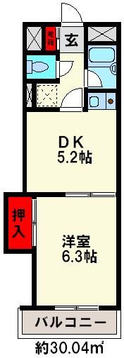 アバンティ野間の間取り画像